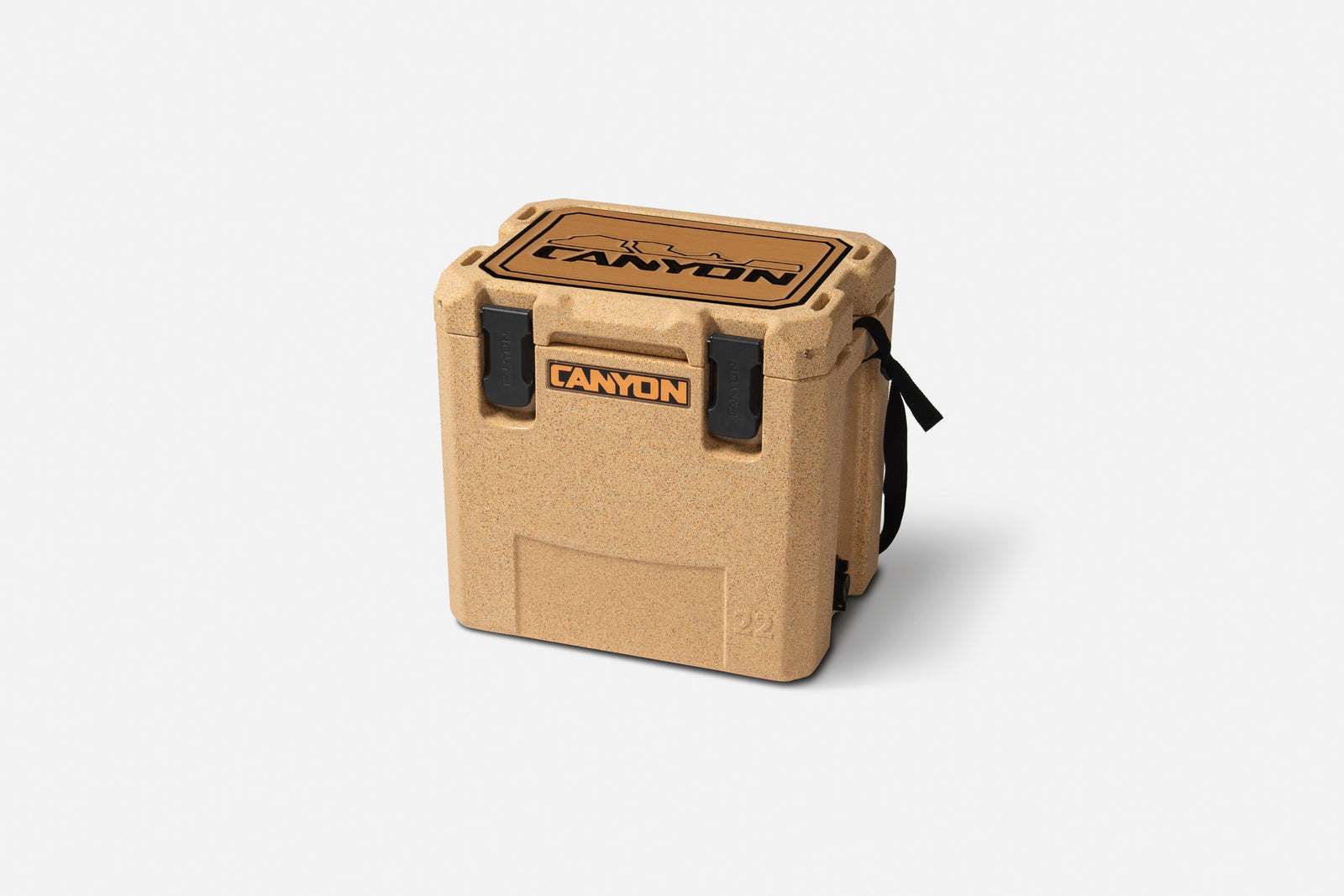 Hard Cooler Traction Pads Outfitter 22 V2 Mocha Accessories 22HCTPM-Perspective-TractionPadOnly