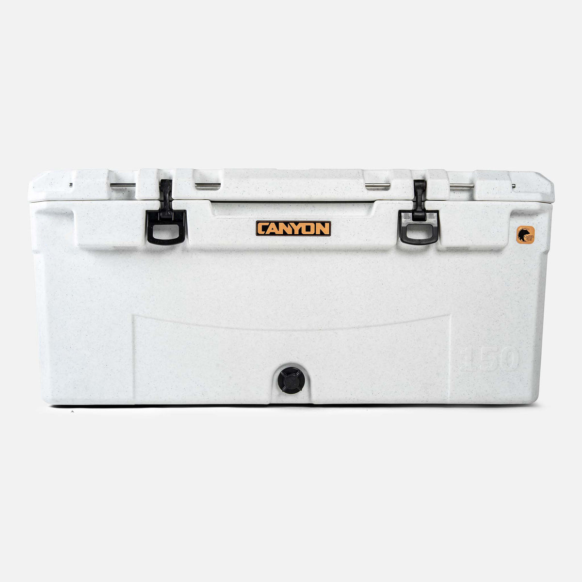 Prospector 150 Quart Premium Expedition Cooler Multi-day Canyon-Coolers-Pro-150-White-Diamond-Front-View