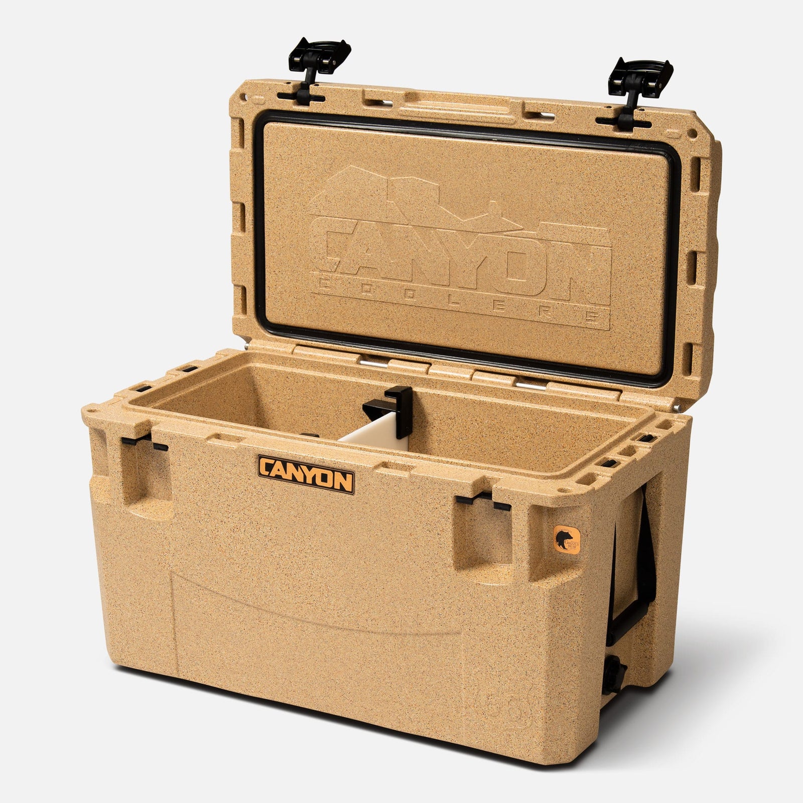 PRO 65 Quart Cooler Sandstone Multi-day Canyon_Coolers_Pro_65_Sandstone_Closed_Perspective-min
