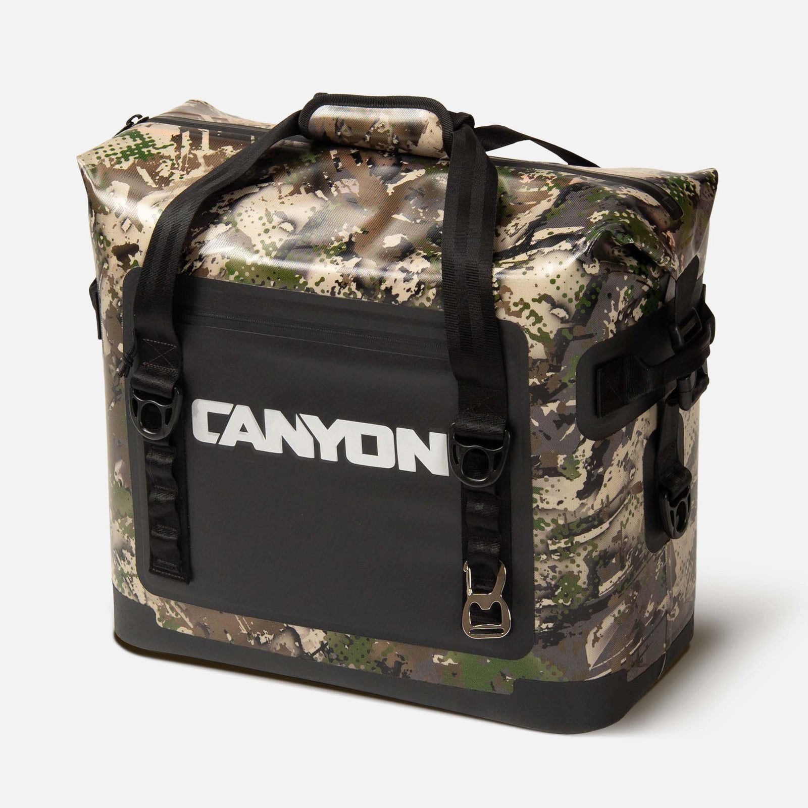 Summit Camo Nomad 20 - SKRE x Canyon Coolers SKRE Camo Daytrip NOM20CAMO-Perspective-Front