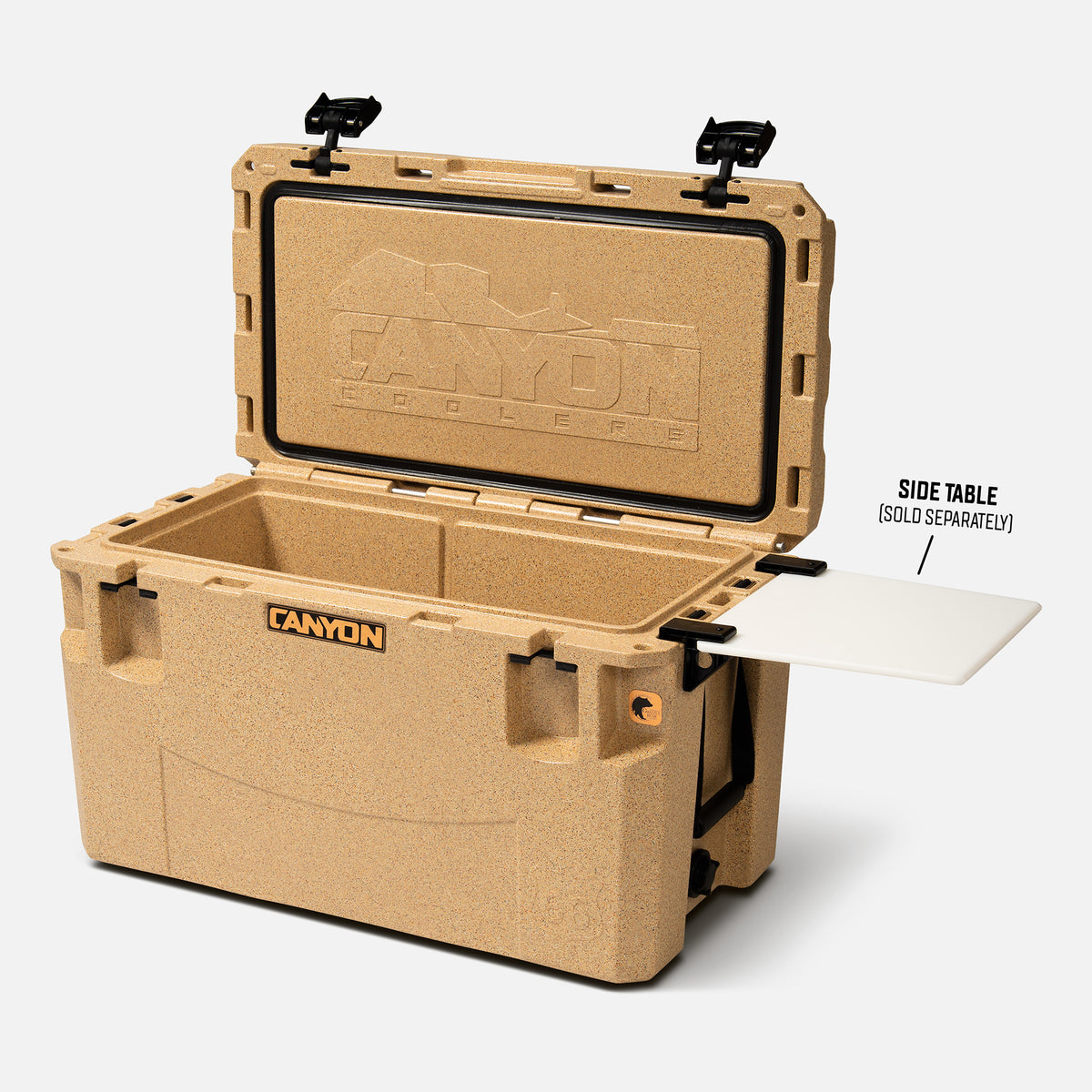 PRO 65 Quart Cooler Multi-day PRO65S_Perspective_OpenTable_with_Text