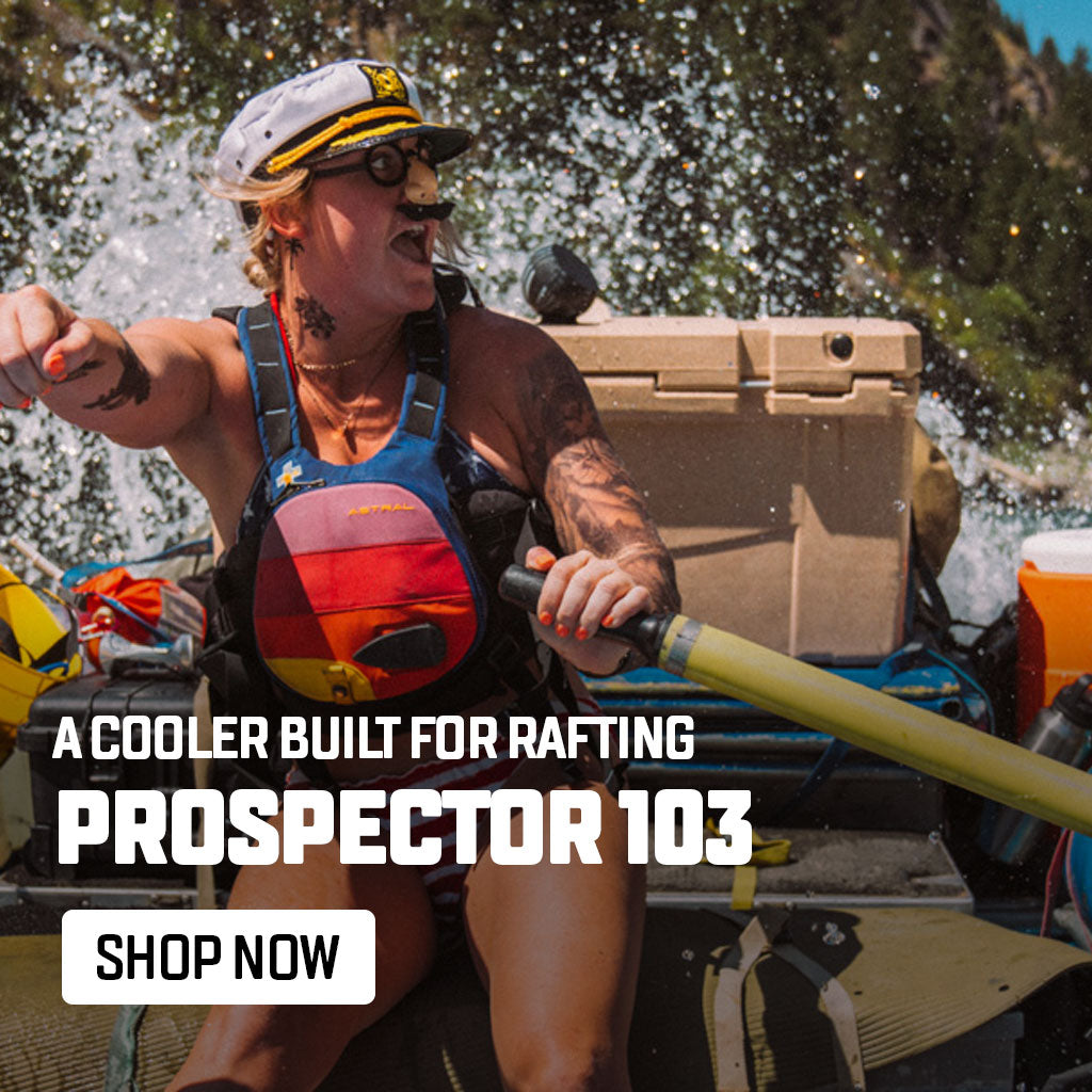 A cooler built for rafting: Prospector 103. Shop Now