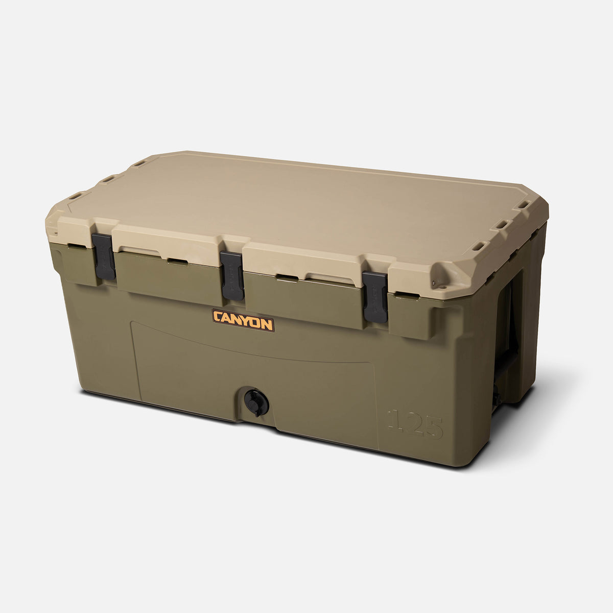 Prospector 125 Quart Cooler Juniper Green Multi-day Prospector125JG_Perspective_Closed_45c373b8-928e-40a1-abff-f0aa98ca141e