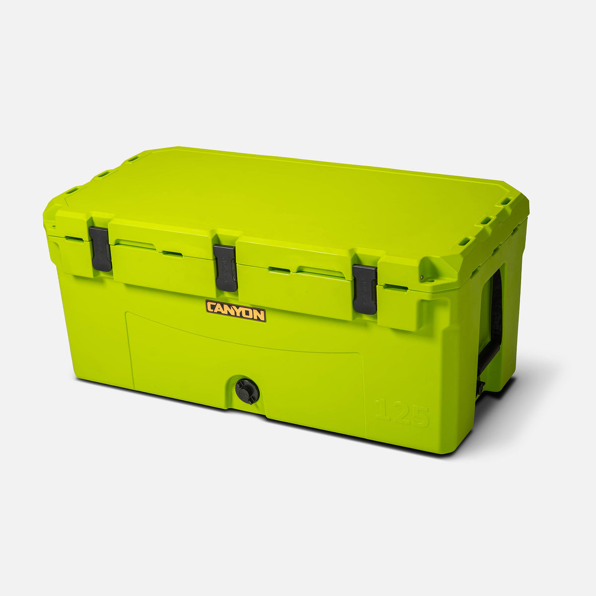 Prospector 125 Quart Cooler Lime Green Multi-day Prospector125LG_Perspective_Closed_ff10bdc0-7bc8-41a3-bad2-ad4eb1ded680