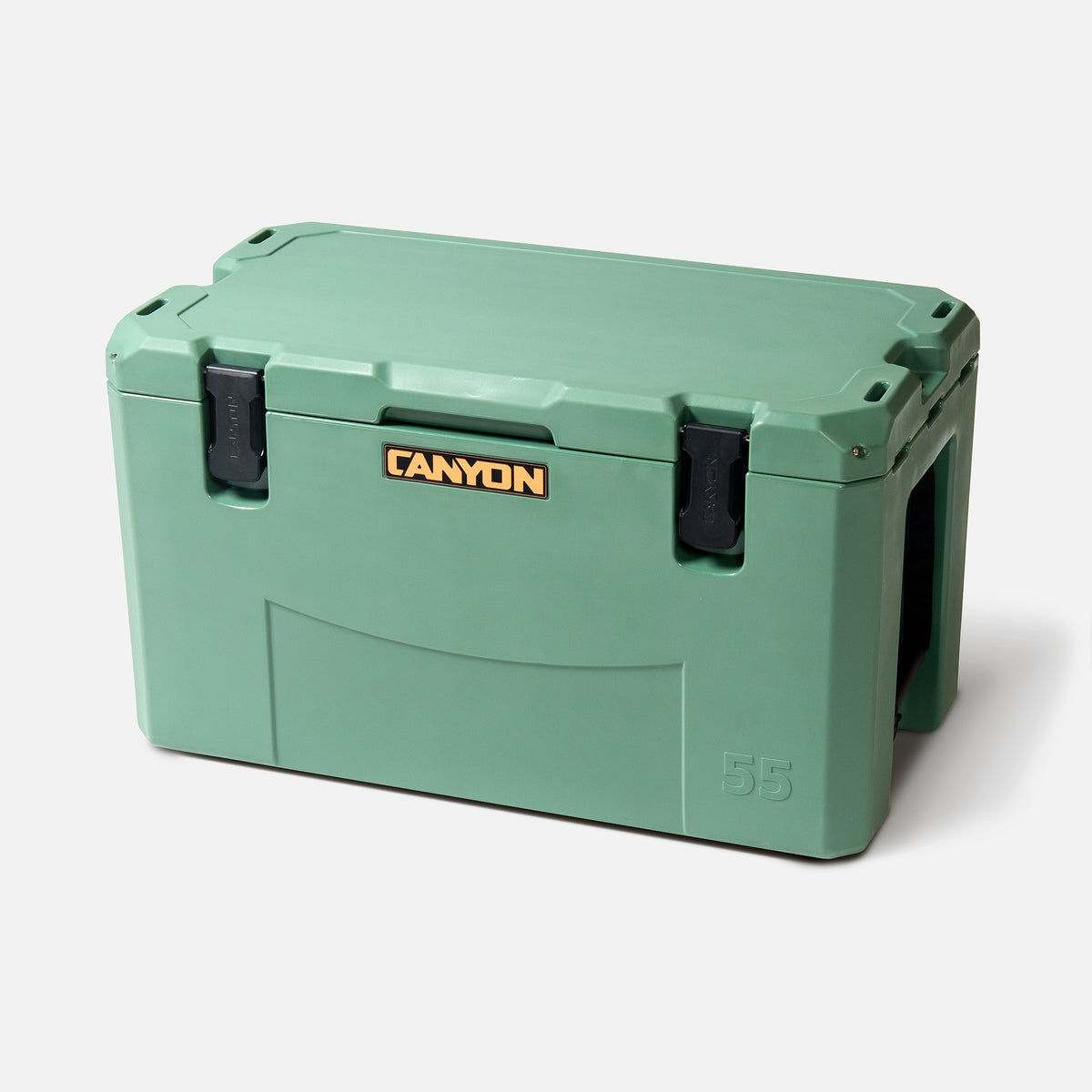 Outfitter 55qt V2 Cooler Sage Green Weekend X55NGSG_Perspective_Closed_9ba3498b-bd9f-40ab-ab73-76d134c27155