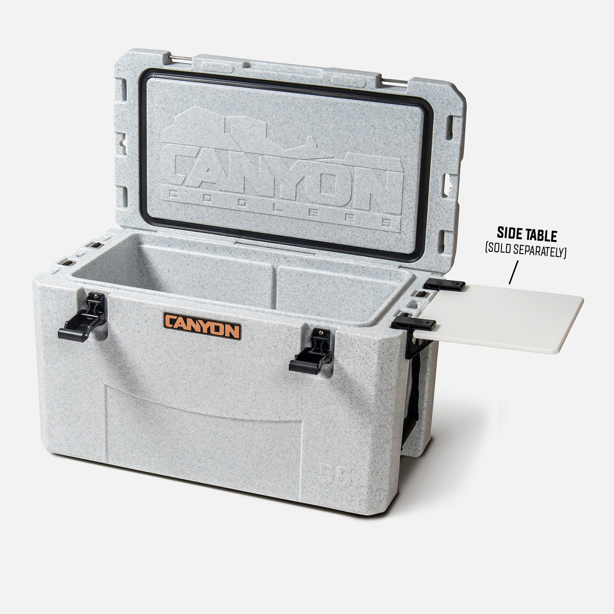 Outfitter 55qt V2 Cooler Weekend X55NGWM_OpenTable_with_Text
