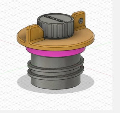 schamtic of dv2 drainplug assembly