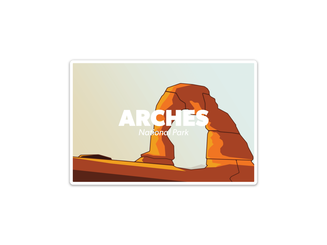 Arches NP Sticker