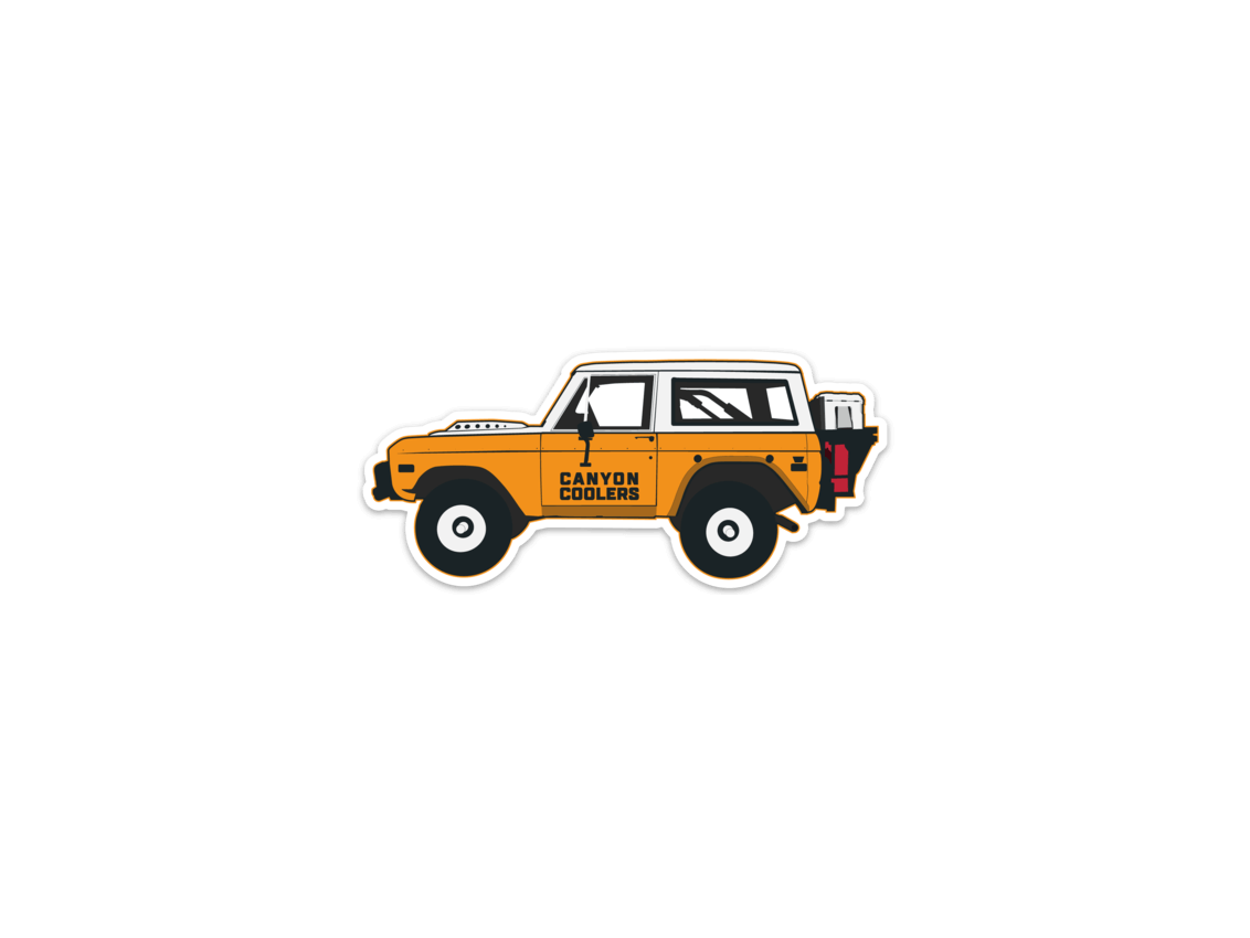 Stickers Ford Bronco - Autocollant pour 4x4 Stickers Ford Bronco - Autocollant pour 4x4