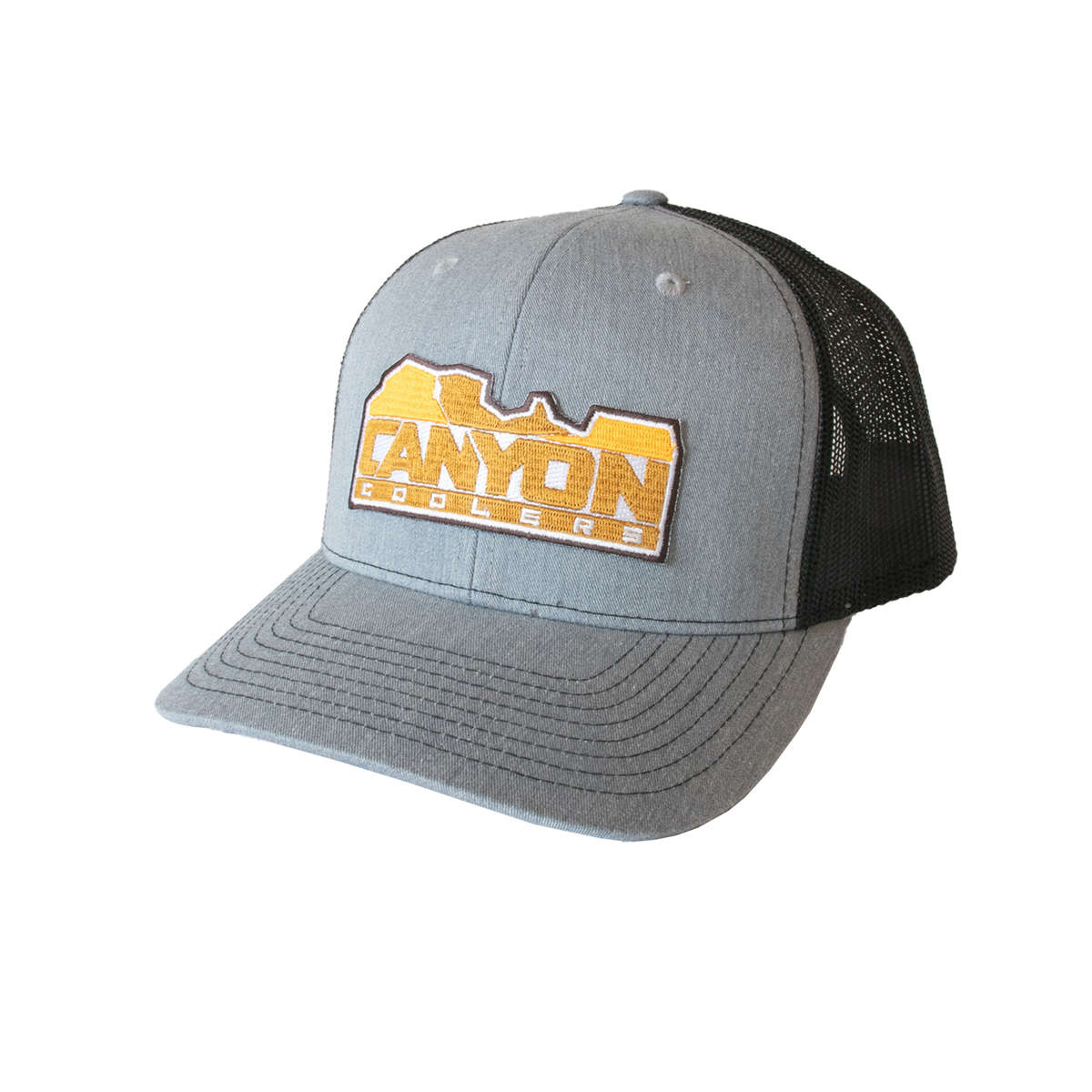 heather gray logo cap